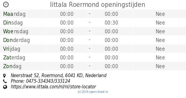 verdieping Kort geleden waarom Iittala Roermond openingstijden, Neerstraat 52